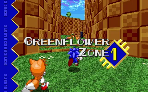 Sonic Robo Blast 2 - Greenflower Zone gameplay