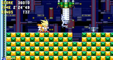 Sonic 3 AIR - Super Sonic in Death Egg Zone