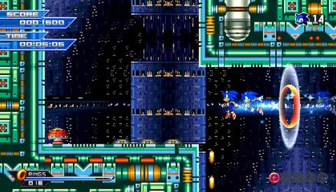 Sonic Dimensions - Cosmic Tempest zone with dark space aesthetics