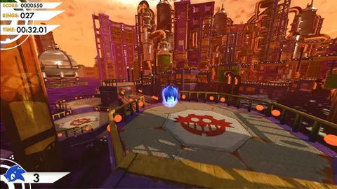 Sonic Encore - Oil Ocean Zone industrial 3D environment