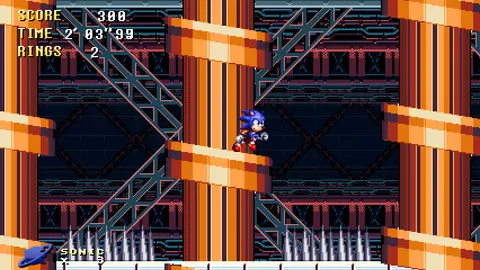 Sonic Time Twisted - Industrial zone gameplay