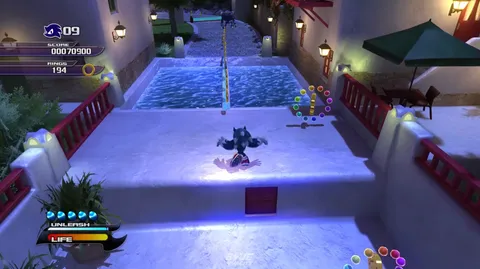 Sonic Unleashed Recompiled - Werehog combat in nighttime stage